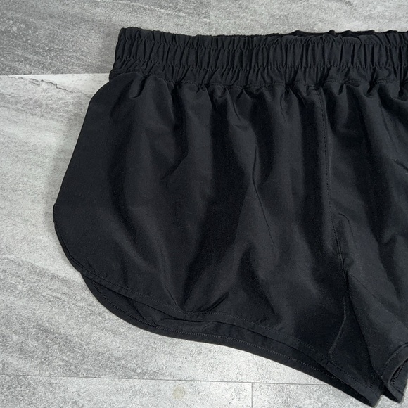 Victoria’s Secret black running shorts underwear lining Large elastic waist - Picture 2 of 12